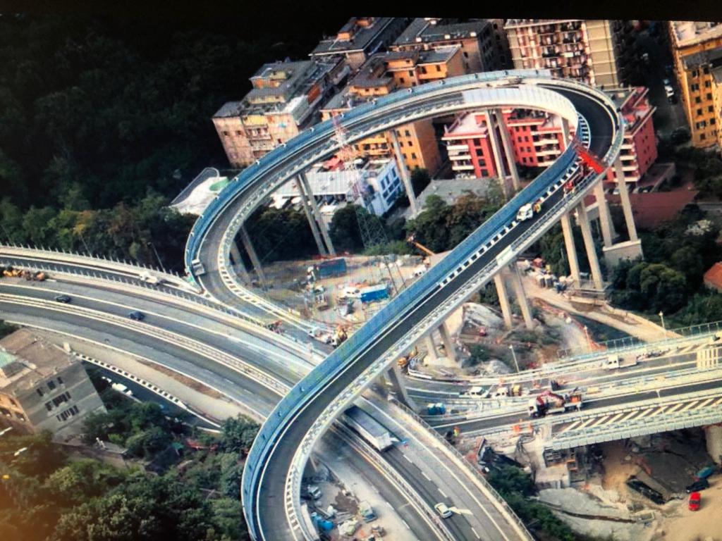 BARRIERA INTEGRATA 2.0 VIADOTTO POLCEVERA - RAMPA ELICOIDALE PONTE MORANDI GENOVA